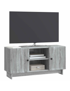 Mobile TV Grigio Sonoma 102 x 34,5 x 50 cm Legno multistrato 2