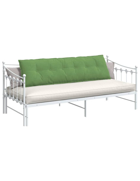 Cuscino per Schiena Verde chiaro 180 x 50 cm Tessuto in Cords