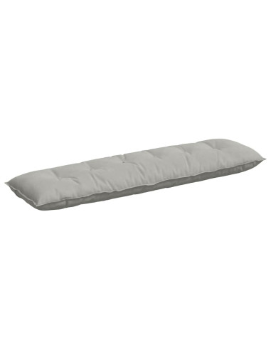 Cuscino per Schiena Grigio chiaro 180 x 50 cm