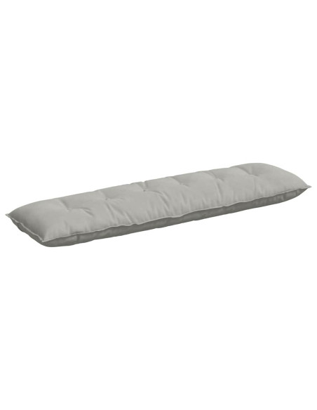 Cuscino per Schiena Grigio chiaro 180 x 50 cm
