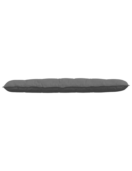 Cuscino per Schiena Grigio scuro 180 x 50 cm