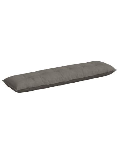 Cuscino per Schiena Grigio chiaro 180 x 50 cm Tessuto in Cords