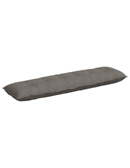 Cuscino per Schiena Grigio chiaro 180 x 50 cm Tessuto in Cords