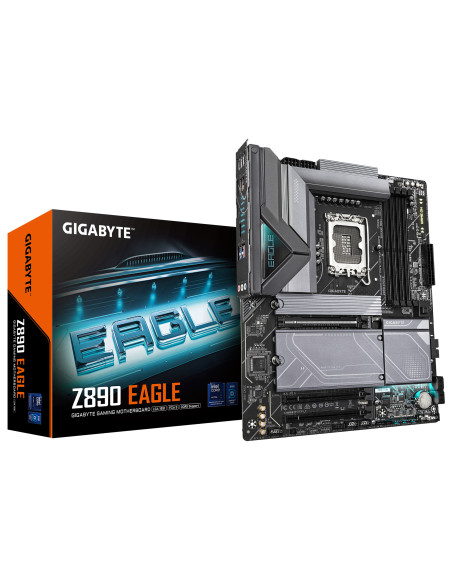 GIGABYTE Z890 EAGLE Scheda Madre - Supporta CPU Intel Core Ultra (Serie 2), VRM a 14+1+2 fasi, fino a 8800MHz DDR5 (OC), 1x PCIe