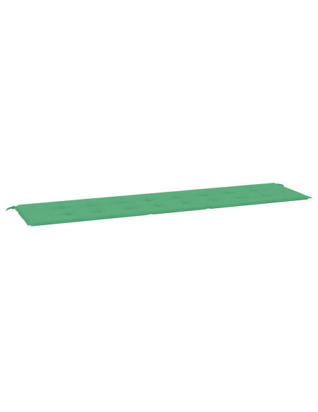 Cuscino per Panca Verde 200x50x3 cm in Tessuto Oxford