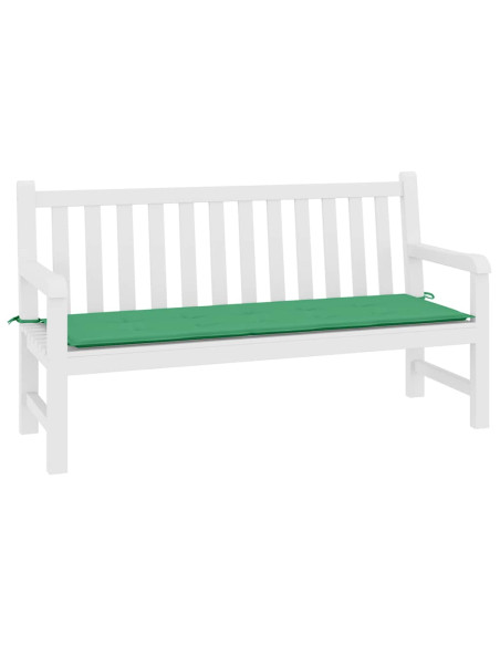 Cuscino per Panca Verde 200x50x3 cm in Tessuto Oxford