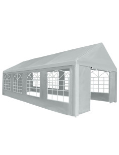 Tessuto per tenda senza struttura Grigio 8 x 4 m PE 2