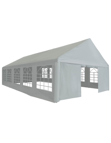 Tessuto per tenda senza struttura Grigio 10 x 5 m PE