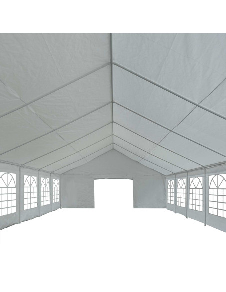 Tessuto per tenda senza struttura Grigio 10 x 5 m PE