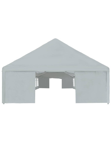 Tessuto per tenda senza struttura Grigio 12 x 6 m PE
