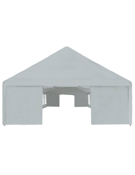 Tessuto per tenda senza struttura Grigio 12 x 6 m PE
