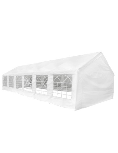 Tenda per Festa da Giardino Bianca 12 x 6 m
