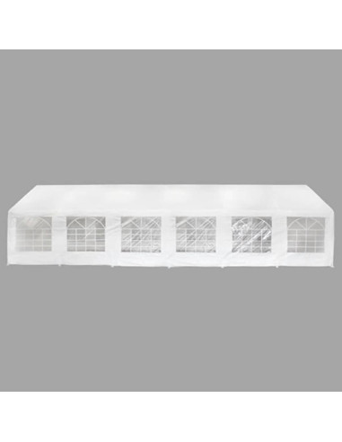 Tenda per Festa da Giardino Bianca 12 x 6 m