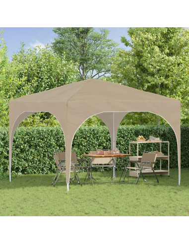 Tenda per feste a pop-up 290 x 290 x 245 cm Crema