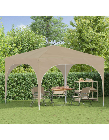 Tenda per feste a pop-up 290 x 290 x 245 cm Crema