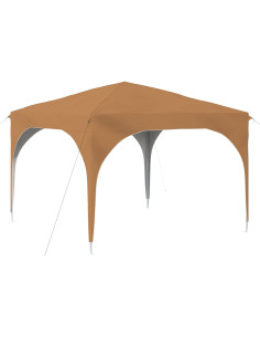 Tenda per feste a pop-up 290 x 290 x 245 cm Beige 2