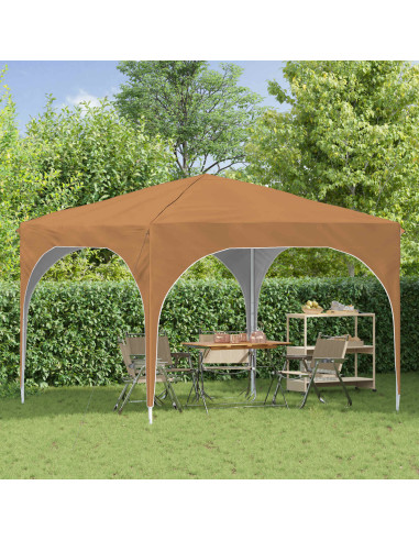Tenda per feste a pop-up 290 x 290 x 245 cm Beige