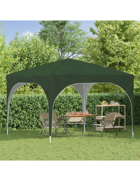 Tenda per feste a pop-up 290 x 290 x 245 cm Verde