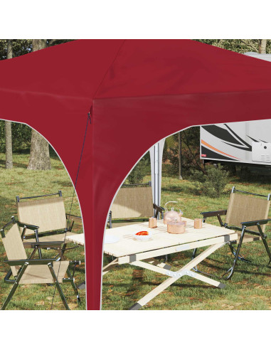Tenda per feste a pop-up 290 x 290 x 245 cm Borgogna