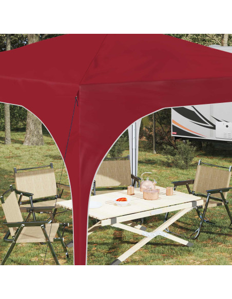 Tenda per feste a pop-up 290 x 290 x 245 cm Borgogna
