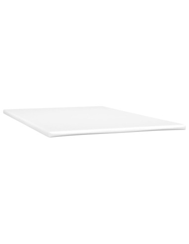 Giroletto a Molle con Materasso Crema 120x200 cm in Similpelle