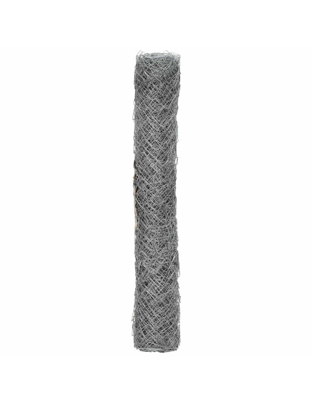 Recinzione a rete metallica Galvanizzato 2 x 10 m Vetro