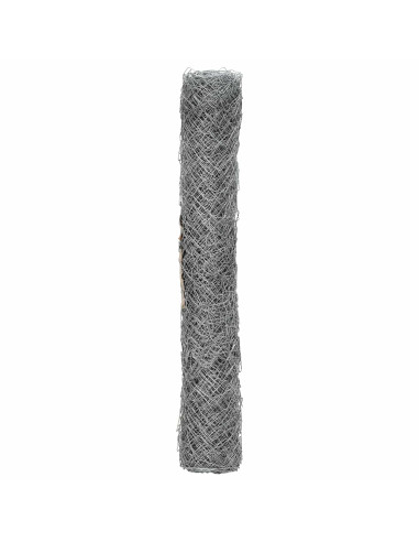 Recinzione a rete metallica Galvanizzato 2 x 20 m Vetro
