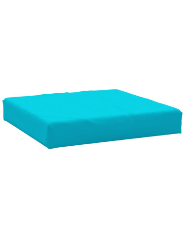 Cuscino per Pallet Turchese 60x60x8 cm in Tessuto Oxford