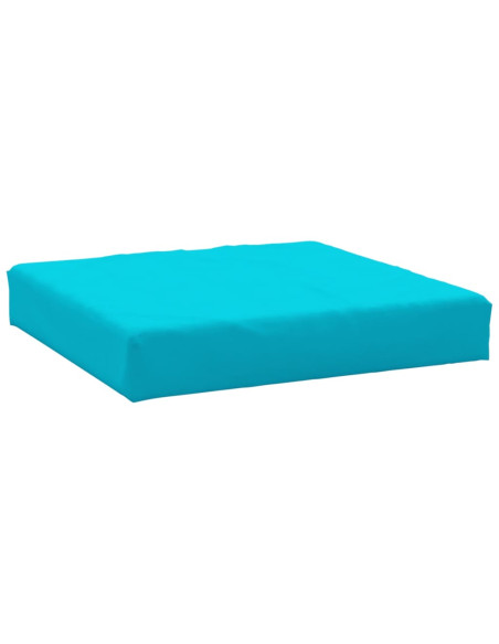 Cuscino per Pallet Turchese 60x60x8 cm in Tessuto Oxford
