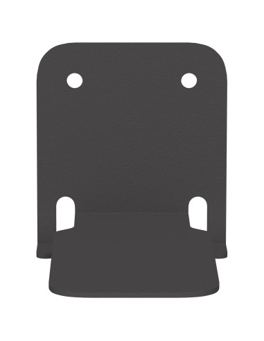Mensola sospesa con lo scaffale 24 pcs Nero 6 x 10,8 x 6,6 cm