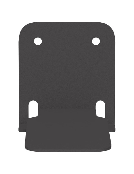 Mensola sospesa con lo scaffale 24 pcs Nero 6 x 10,8 x 6,6 cm