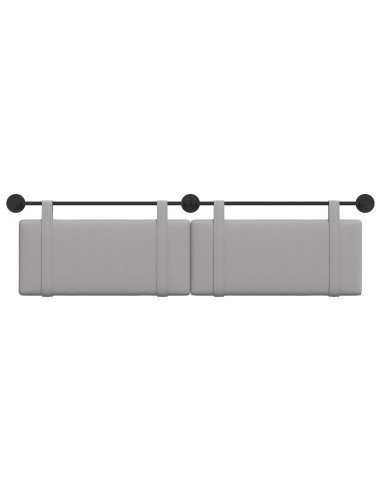 Testata appesa Grigio Nuvola 170 x 55 x 5 cm Tessuto
