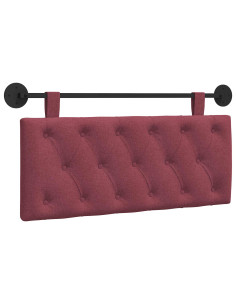 Testata appesa Rosso Vino 110 x 55 x 7 cm Tessuto 2