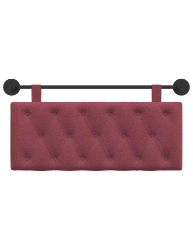 Testata appesa Rosso Vino 110 x 55 x 7 cm Tessuto