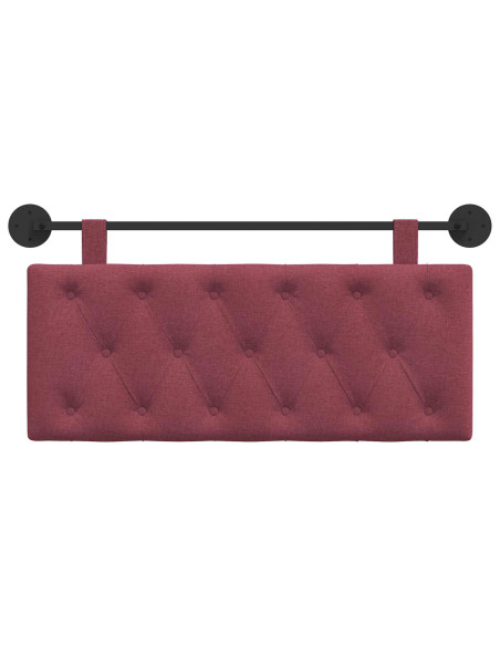 Testata appesa Rosso Vino 110 x 55 x 7 cm Tessuto