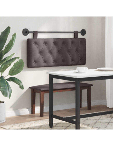 Testata appesa Marrone Scuro 110 x 55 x 7 cm Tessuto