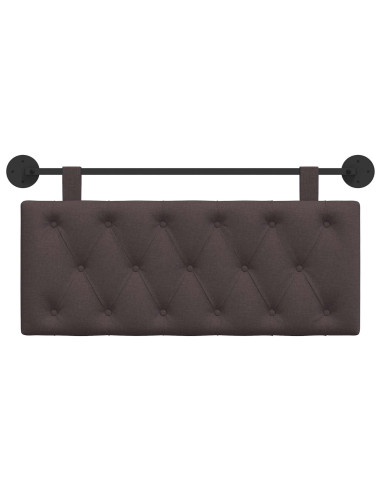 Testata appesa Marrone Scuro 110 x 55 x 7 cm Tessuto