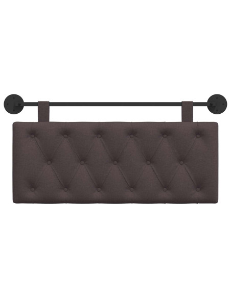 Testata appesa Marrone Scuro 110 x 55 x 7 cm Tessuto
