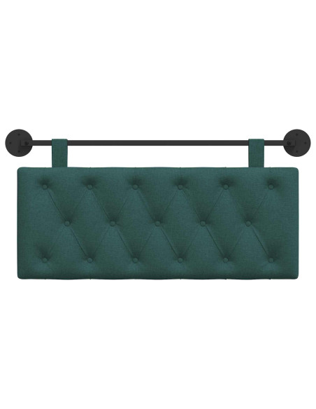 Testata appesa Verde Scuro 110 x 55 x 7 cm Tessuto