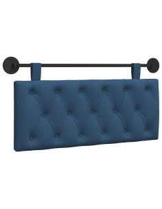Testata appesa Montaggio a parete Blu 110 x 55 x 7 cm Tessuto 2