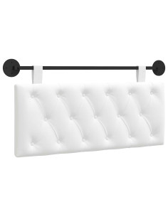 Testata appesa Bianco 110 x 55 x 7 cm Tessuto 2