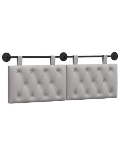 Testata appesa Grigio Nuvola 130 x 55 x 7 cm Tessuto 2
