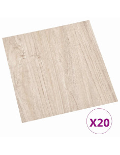 Plance per Pavimentazione Autoadesiva 30,5 x 30,5 cm 20 pcs PVC 2