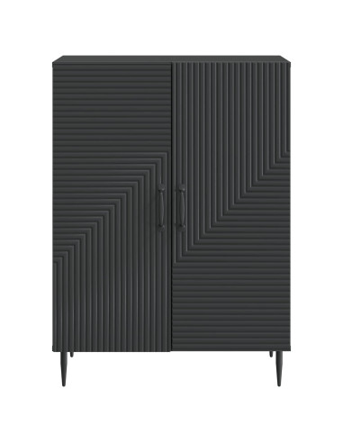 Credenza Nero 66 x 34,5 x 89,5 cm Legno ingegnerizzato