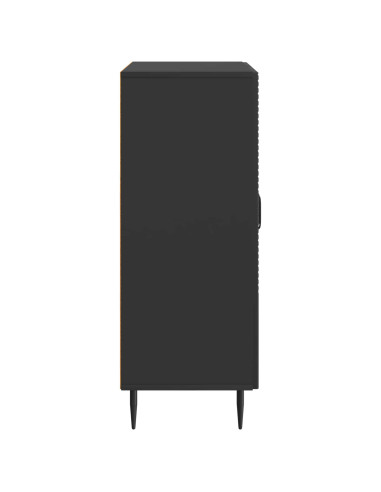 Credenza Nero 66 x 34,5 x 89,5 cm Legno ingegnerizzato