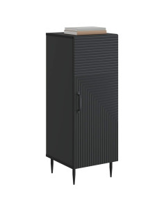 Credenza Nero 33 x 34,5 x 89,5 cm Legno ingegnerizzato 2