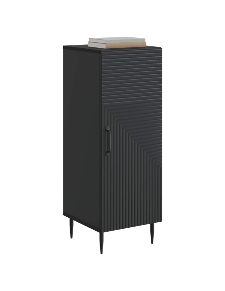 Credenza Nero 33 x 34,5 x 89,5 cm Legno ingegnerizzato