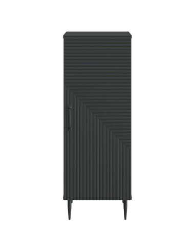 Credenza Nero 33 x 34,5 x 89,5 cm Legno ingegnerizzato