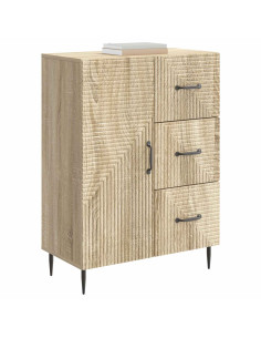 Credenza Rovere Sonoma 66 x 34,5 x 89,5 cm Legno ingegnerizzato 2