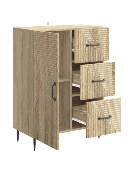 Credenza Rovere Sonoma 66 x 34,5 x 89,5 cm Legno ingegnerizzato